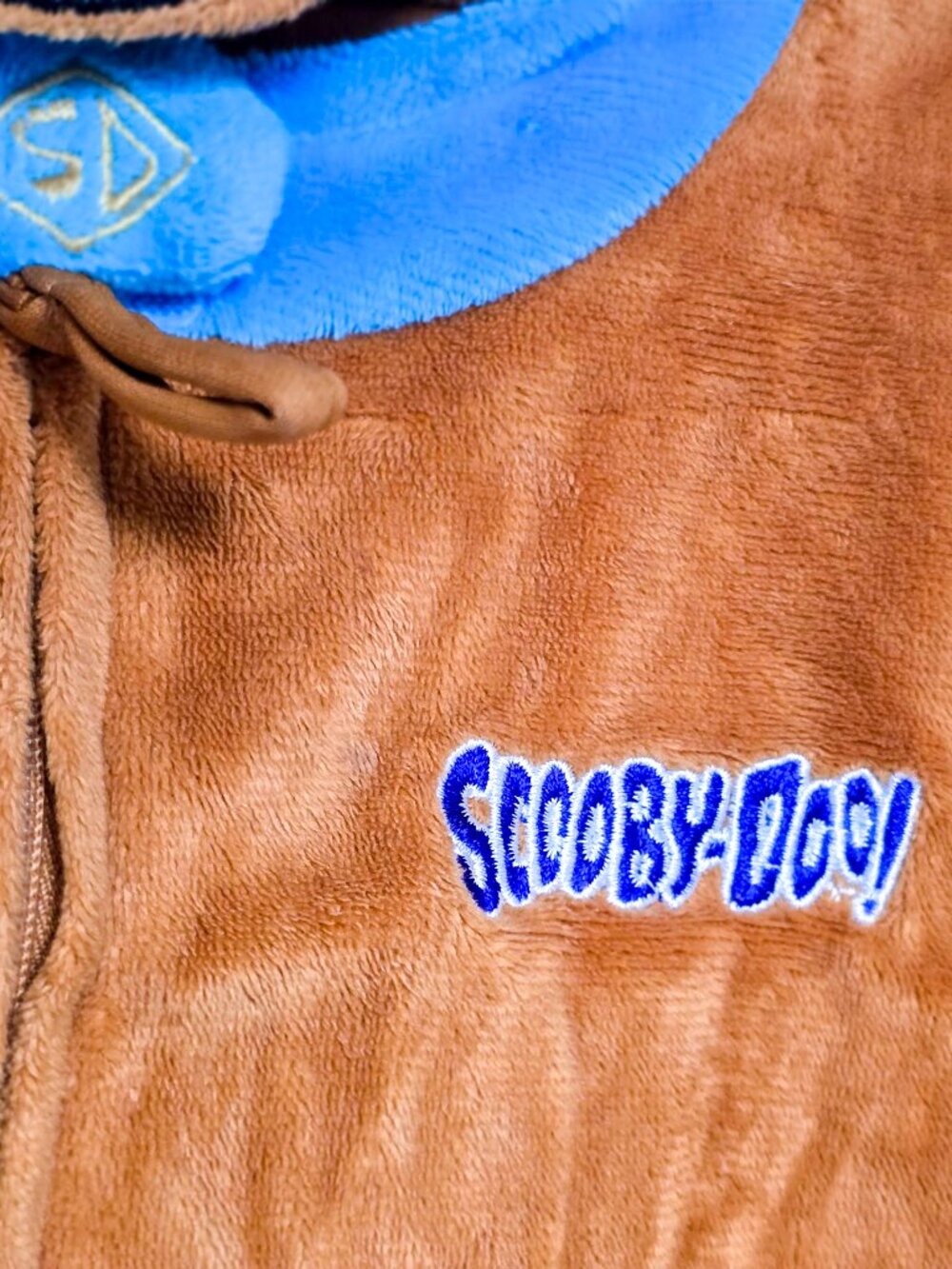 Spirit Halloween Baby Scooby-Doo Costume 2 Piece Jumpsuit & Hood 18-24 Mos. - Picture 6 of 9